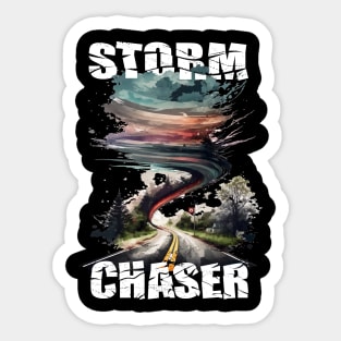 Storm Chaser Tornado Twister Weatherman Meteorologist Sticker